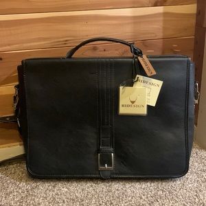 Leather Messenger/Computer Bag